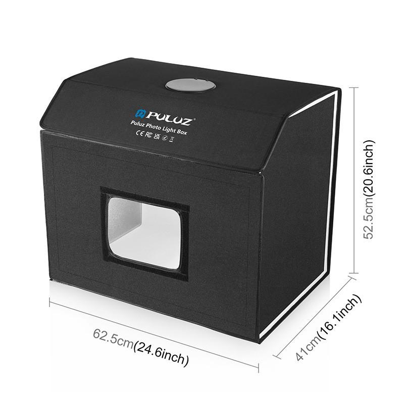 PULUZ Портативный Складной Светодиодный Набор Фотостудии 60x40СМ Софтбокс