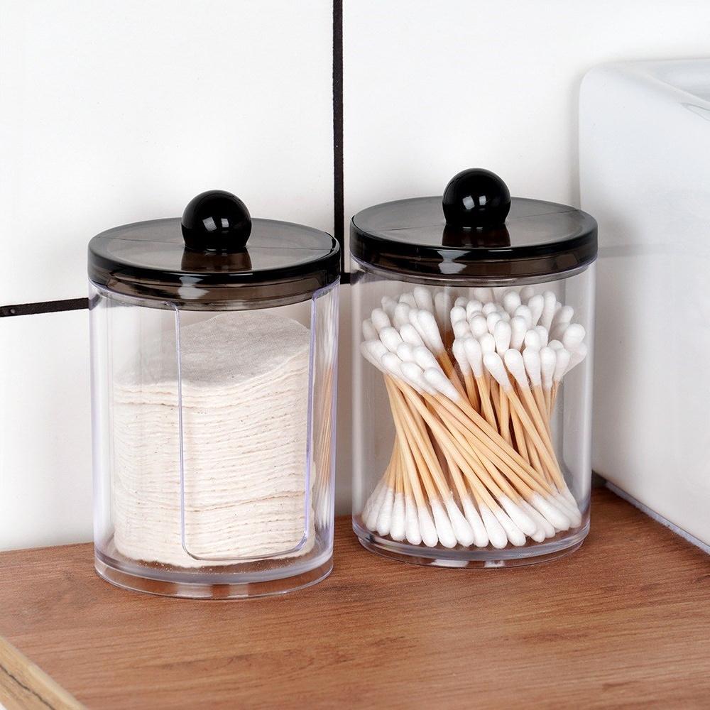 Bathroom Container Organizer for Facial Cosmetic Hygienic Pads