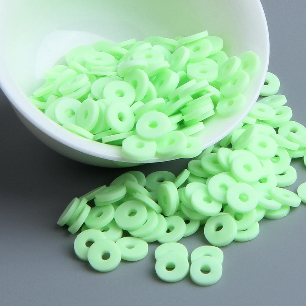 10 г бусин из полимерной глины сплошного цвета для браслетов и ожерелий - Разделительные бусины ручной работы