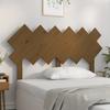VidaXL Headboard Honey Brown 132x3x81 Cm Solid Pine Wood 819218