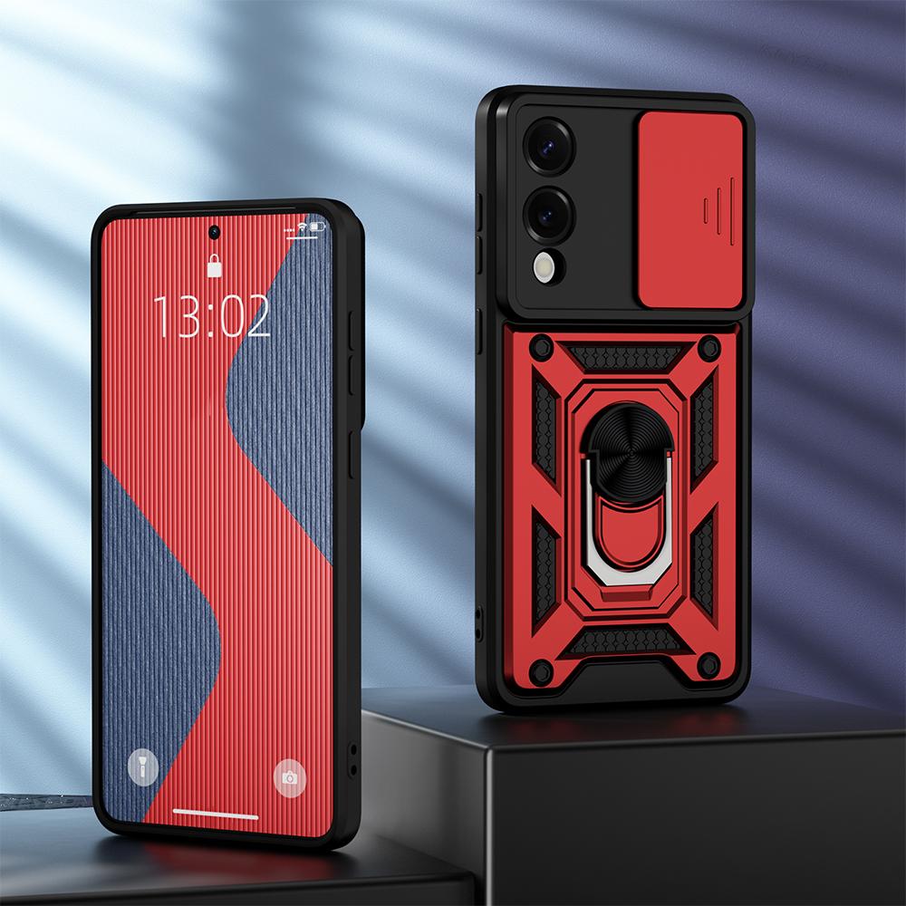 KEYSION Противоударный защитный чехол для Samsung S25 Edge 5G, защитное кольцо для объектива камеры, подставка для телефона, чехол для Galaxy S25 Edge 5G