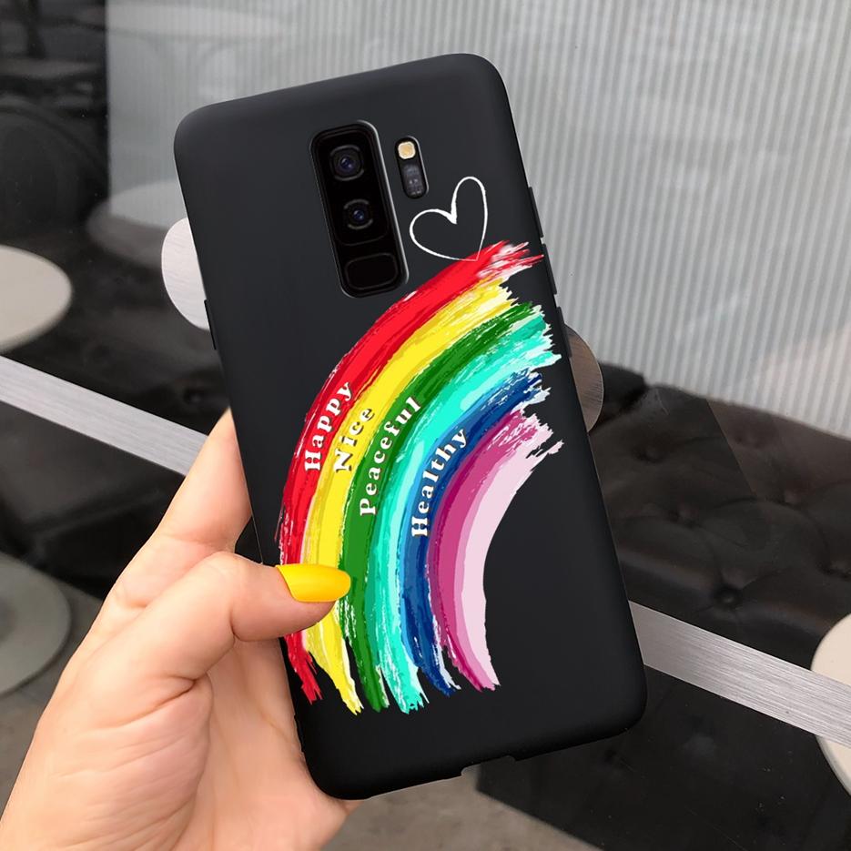 Чехол для Samsung Galaxy S9 Plus S9+ G965F Милый Конфетный Расписной Fundas Матовый Чехол для Samsung S9 S9+ S 9 Plus Чехол для Телефона Мягкие Сумки