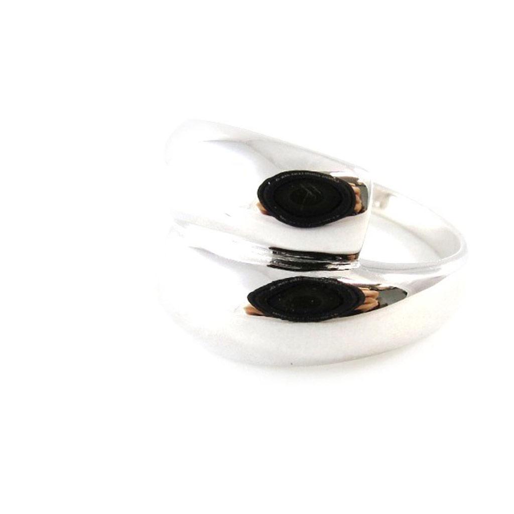 Серебряное кольцо "Хореография" Серебро