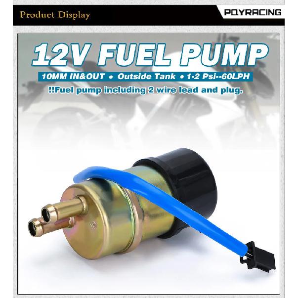 Free Shipping Fuel Pump For Honda Shadow 1100 VT1100 VT1100C VT1100C2 VT1100C3 VT1100T 8mm WX-DZB11