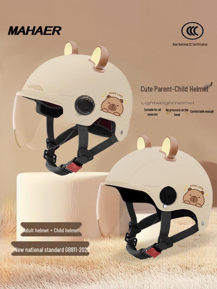 3C Certified Parent-Child Helmet for Boys & Girls Ages 3-12, Electric Scooter, All-Season Safety Summer Helmet