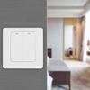 2-позиционная настенная панель переключателей с поддержкой Alexa / Google Voice Control для Tuya ZigBee