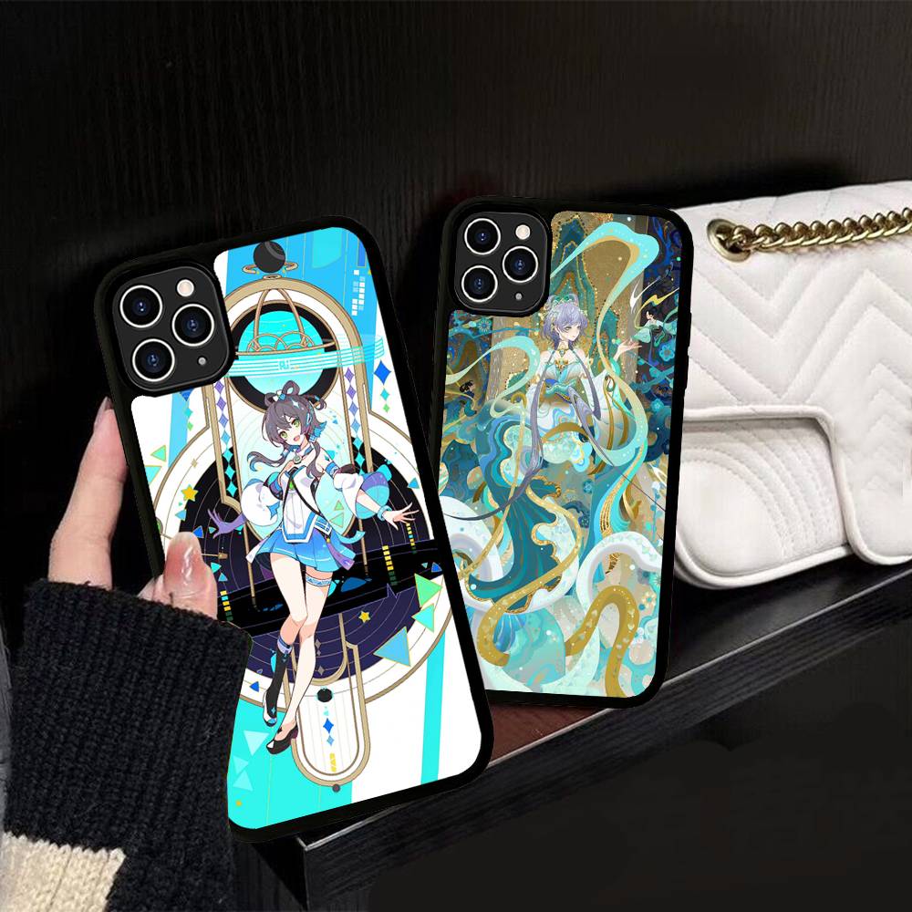 Anime Luo Tianyi Phone Case Silicone PC+TPU For For IPhone 11 12 13 14 15 16 Plus Pro Max Cover