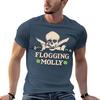Футболка Flogging Molly Кельтский панк-группа Классический принт Рубашка с коротким рукавом