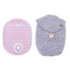 Iwatani Material Socks Depot Hot Water Bottle Cover Set: Made In Japan by a Long-Established Glove Shop with a Double-Layer Fabric, Reversible Cover