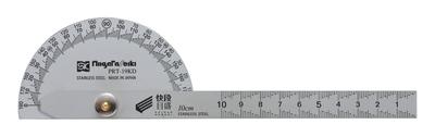 Niigata Seiki SK Сделано в Японии Транспортир Kaidan Scale No.19 Серебряный Отделка со шкалой PRT-19KD