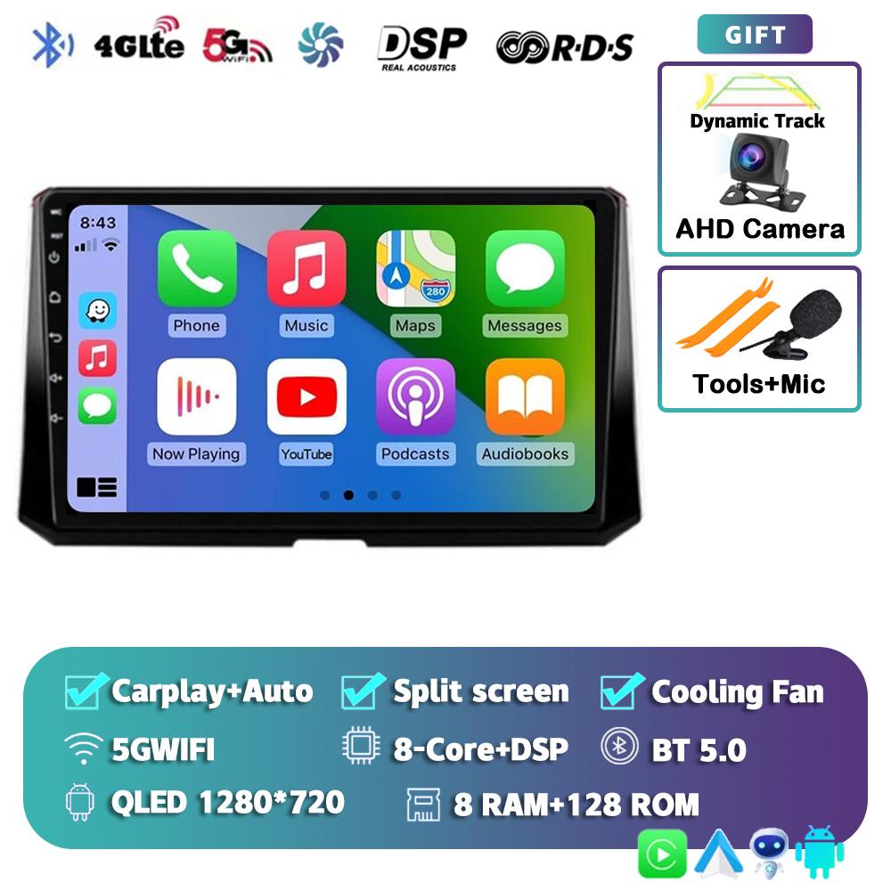 Android14 мультимедийный видеоплеер для Toyota Corolla 12 2019 2020 2021 2022 беспроводной Carplay стерео Carplay 4G WIFI GPS 2Din DSP