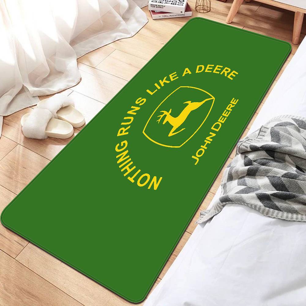 J-John Logo D-Deeres Floor Mat INS Style Soft Bedroom Floor House Laundry Room Mat Anti-skid Household Carpets