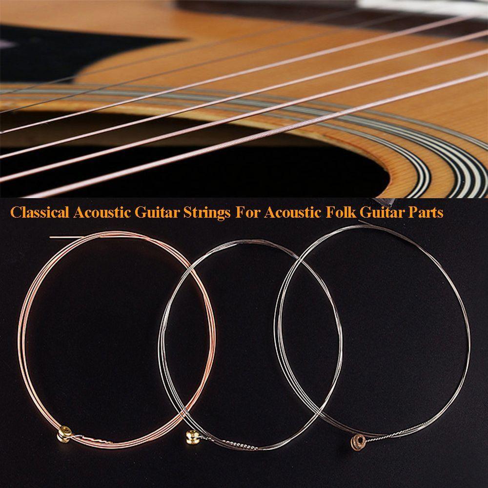 Bronze Color Classical Acoustic Guitar Strings For Acoustic Folk Guitar