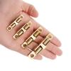 42/50/60/70mm Brass Inner Door Buckle Wardrobe Cabinet Door Bead Lock Switch Closer Catch Touch Push Damper Buffer With Screws
