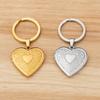2Pcs Stainless Steel Photo Hold Pendant Bag Hanging Family Friendship Keychain  Gifts
