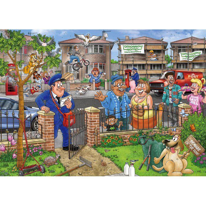 Puzzle - JUMBO - WASGIJ DESTINY 31 - Livraison à domicile ! - 1000 pièces - Dès 12 ans