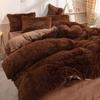 Размер King Size/Queen Size/Twin Size Зимняя юбка-кровать Пододеяльник Наволочка Комплект из четырех предметов Утолщение Теплая спальня Простое постельное белье Высококачественное зимнее белье
