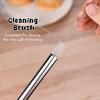NiHome 6 штук из нержавеющей стали соломинок для боба смузи, 0,5'' Extra Wide Reble Металлические соломинки, 10,5'' Длинные прямые соломинки для питья для бабл-чая
