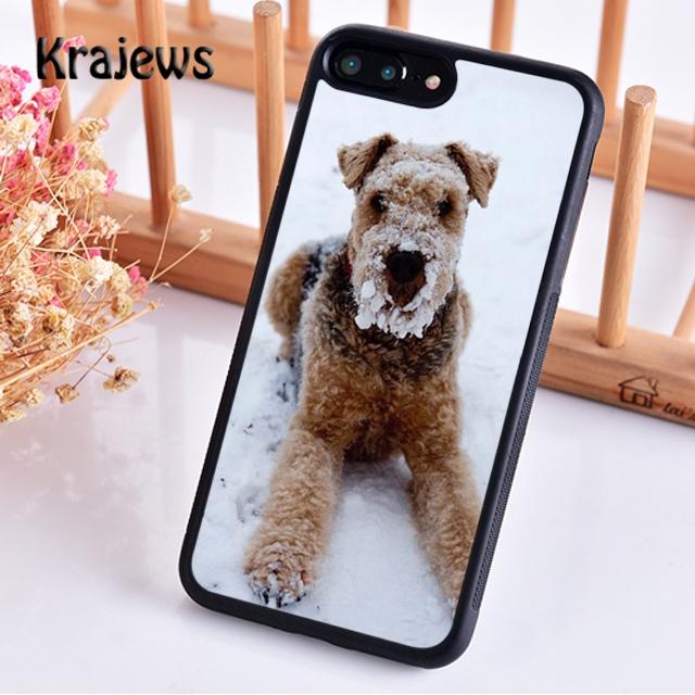 Krajews Airedale Terrier Dog For iPhone 17 Air 16 Phone Case Cover 15 14 plus 12 13 pro max coque