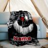 240Gm2 Beach Please Outdoor Customize Your Name Blanket Comfortable Soft Lightweight Allseason Multipurpose Blanket For Travel Camping Picnics Sofa