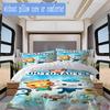 Octonauts Pattern Bedding,Quilt Set Quilt Cover Pillowcase Home Birthday Gift (1*duvet cover+2*pillowcase,without core)SSJT0917312