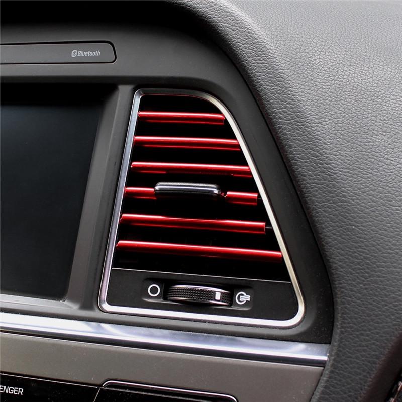 Высокое качество 10 шт. 20 см авто кондиционер вентиляционное отверстие формовочная отделка полоски