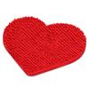 Red Heart Shape Rug Valentine Decorative Mat Durable Area Rug Pad Home Doormats for Bathroom Door
