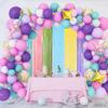 Bright And Cheerful Fluorescent Macaron Rain Curtain Ideal For Kids Birthday Celebrations