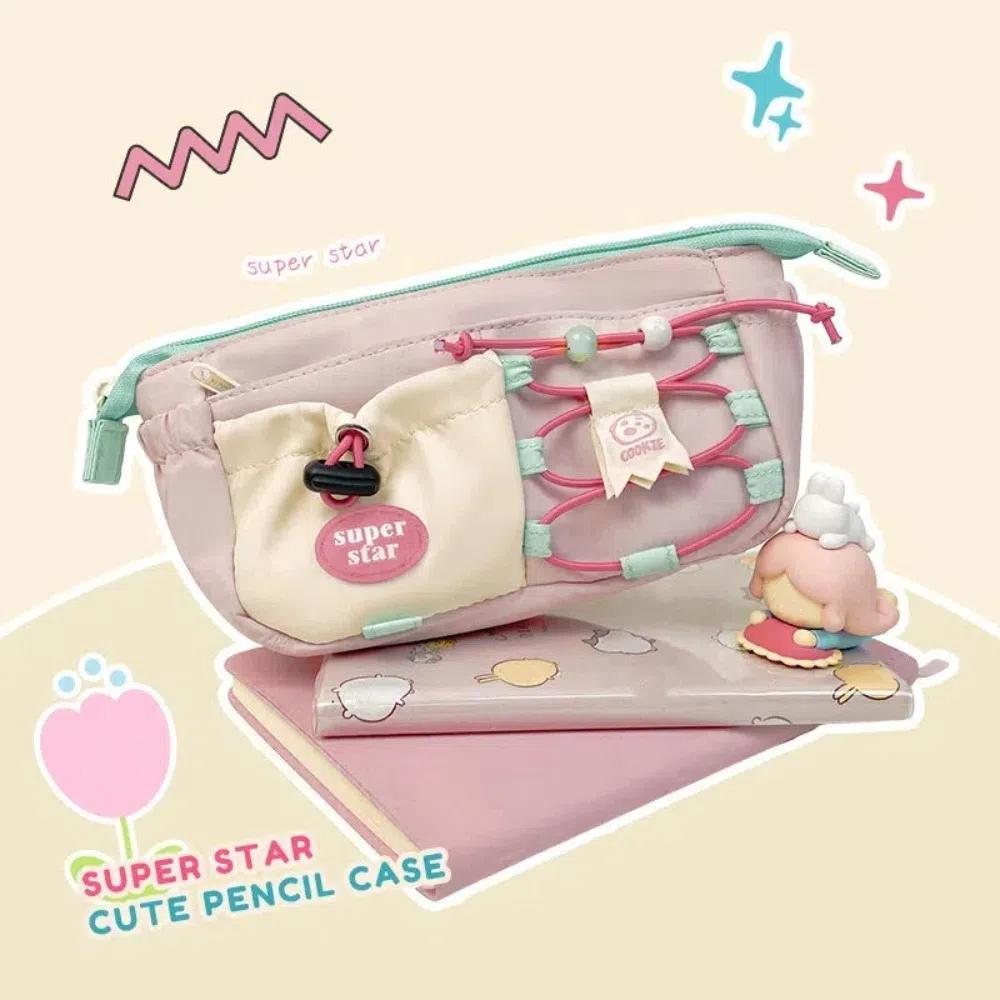 Office Supplies Pen Bag Adjustable Makeup Storage Bag Personality Stationery Case  Student Writing