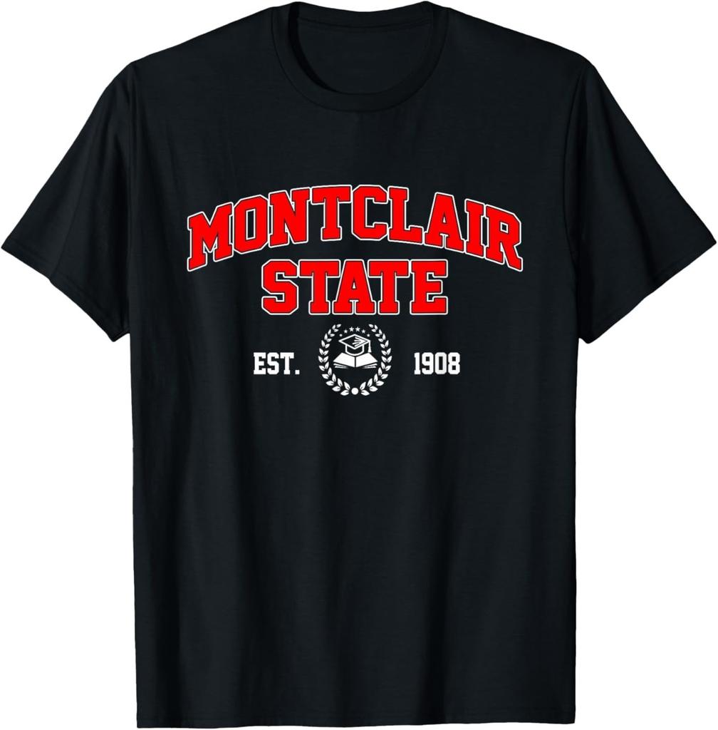 Спортивная футболка Montclair Retro Collegiate Athletic для мужчин и женщин