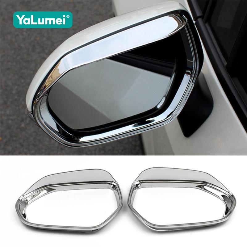 For Toyota Corolla E210 2024 Hybrid ABS Car Rearview Mirror Rainproof Eyebrow Rain Protector Case Cover
