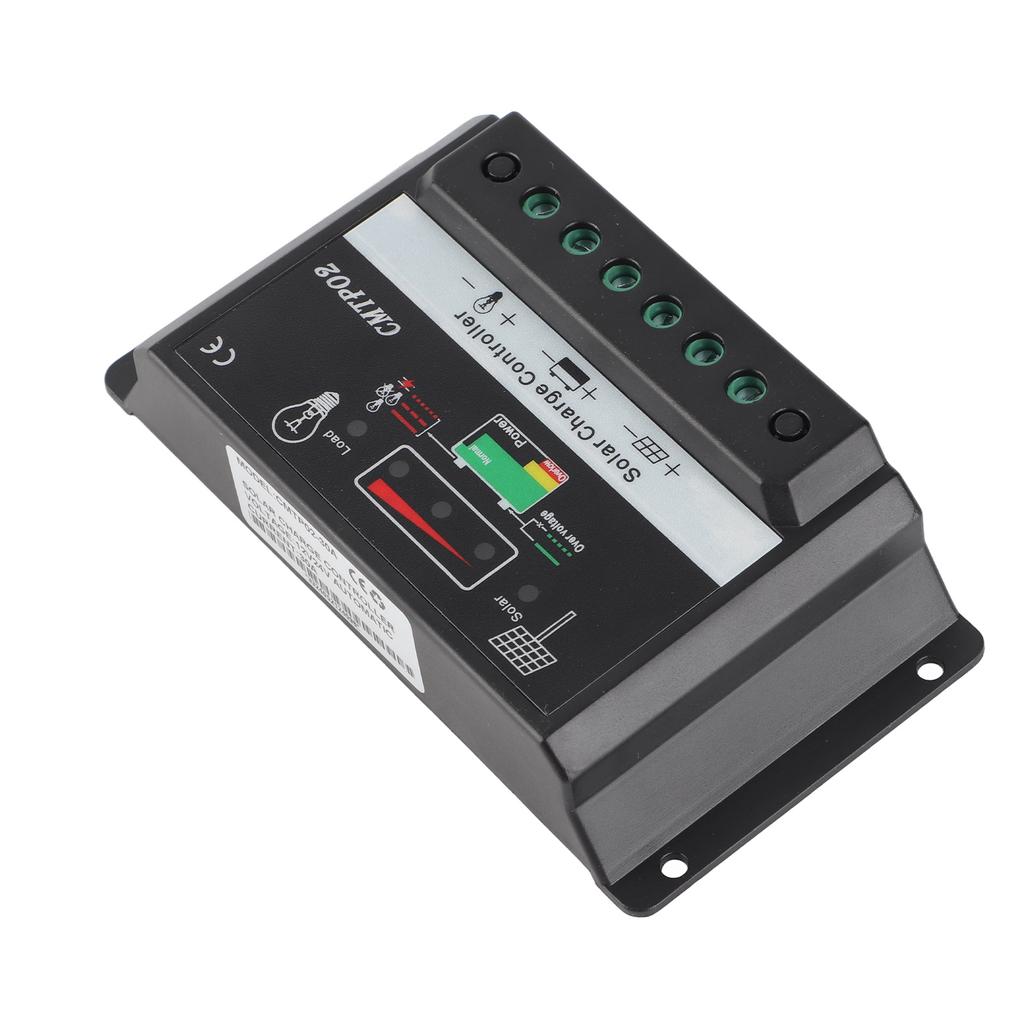 Portable Safety 30A 12 24V Solar Panel Battery Regulator Charge Charging Controller