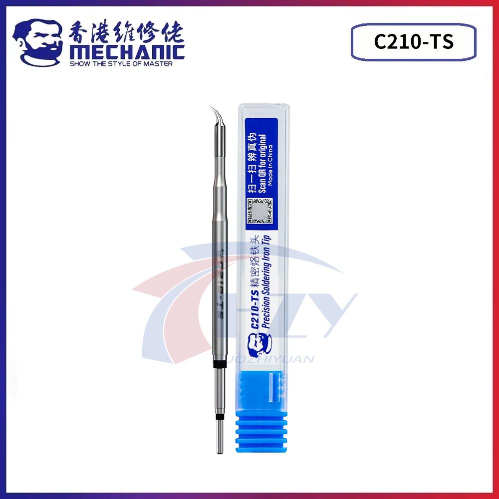 MECHANIC C210 Sereis Soldering Iron Tips C210-TS/TI/SK Replace Tip Universal Compatible T210 Soldering Station Welding Tools