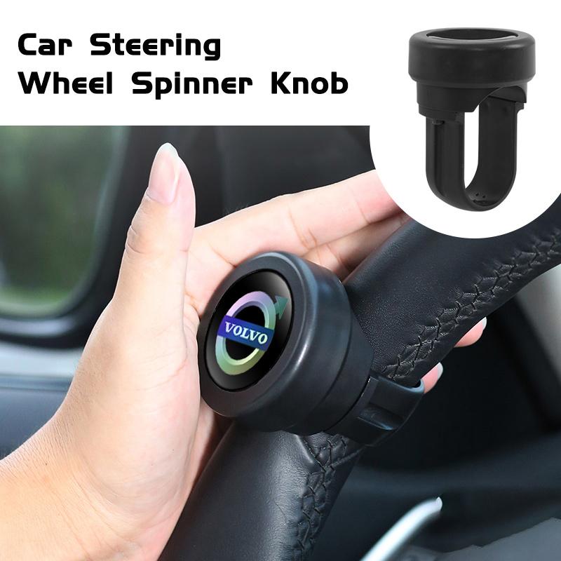 Car 360° Steering Wheel Spinner Knob Power Handle Ball Turning Helper Auxiliary Booster For Volvo XC60 V90 XC90 S90 S60 C30 XC40 VI9