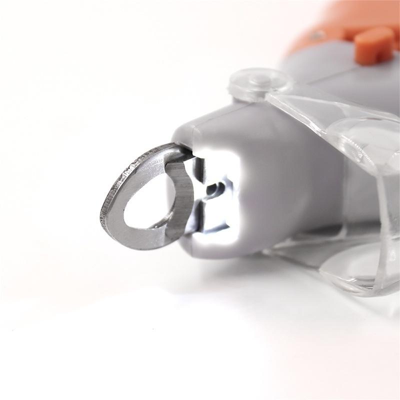 Триммер с увеличительным стеклом с подсветкой для обрезки когтей домашним питомцам