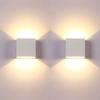 1Pcs LED Wall Sconces 6W Modern Indoor Wall Lamp Up Down Wall Mount Lights For Living Room Hallway Bedroom Decor