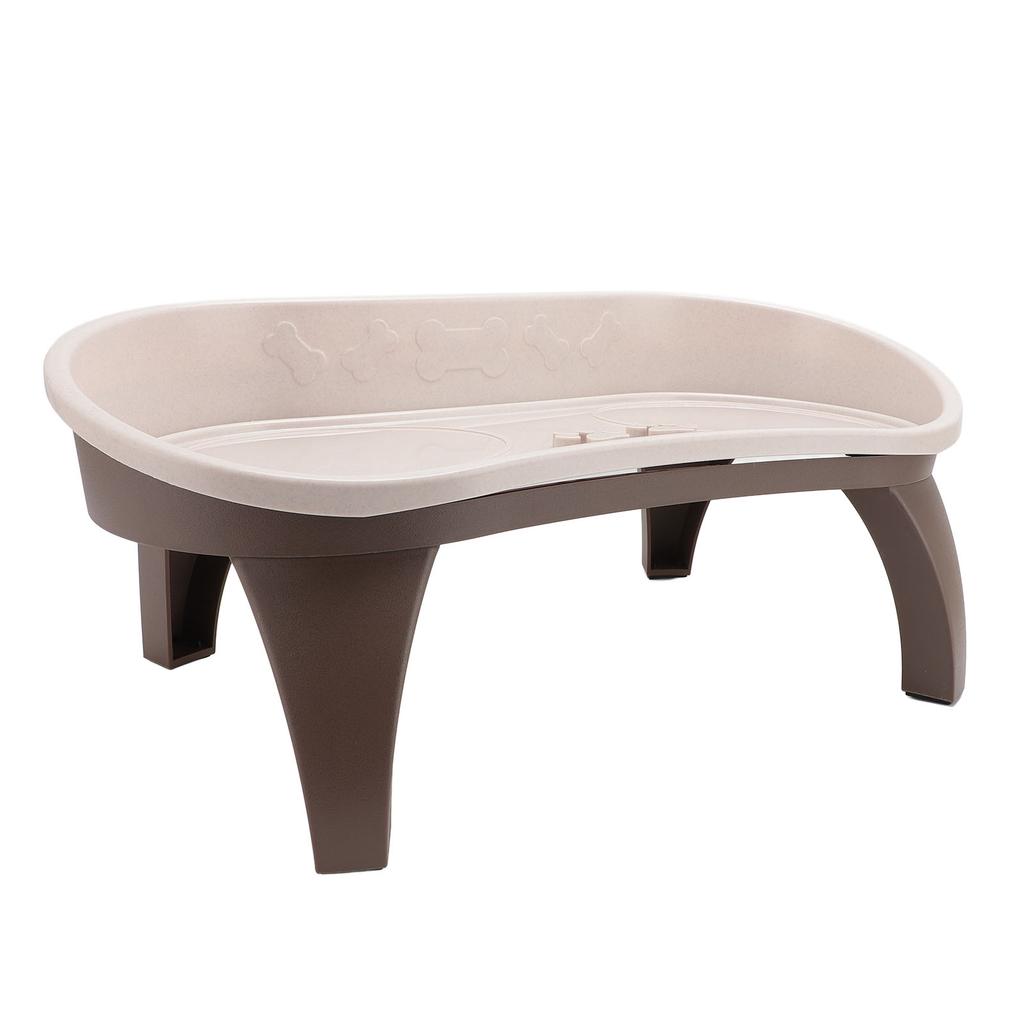 Elevated Pet Feeding Tray Neck Spine Protection Antislip Easy To Assemble Raised Dog Bowl Stand for
