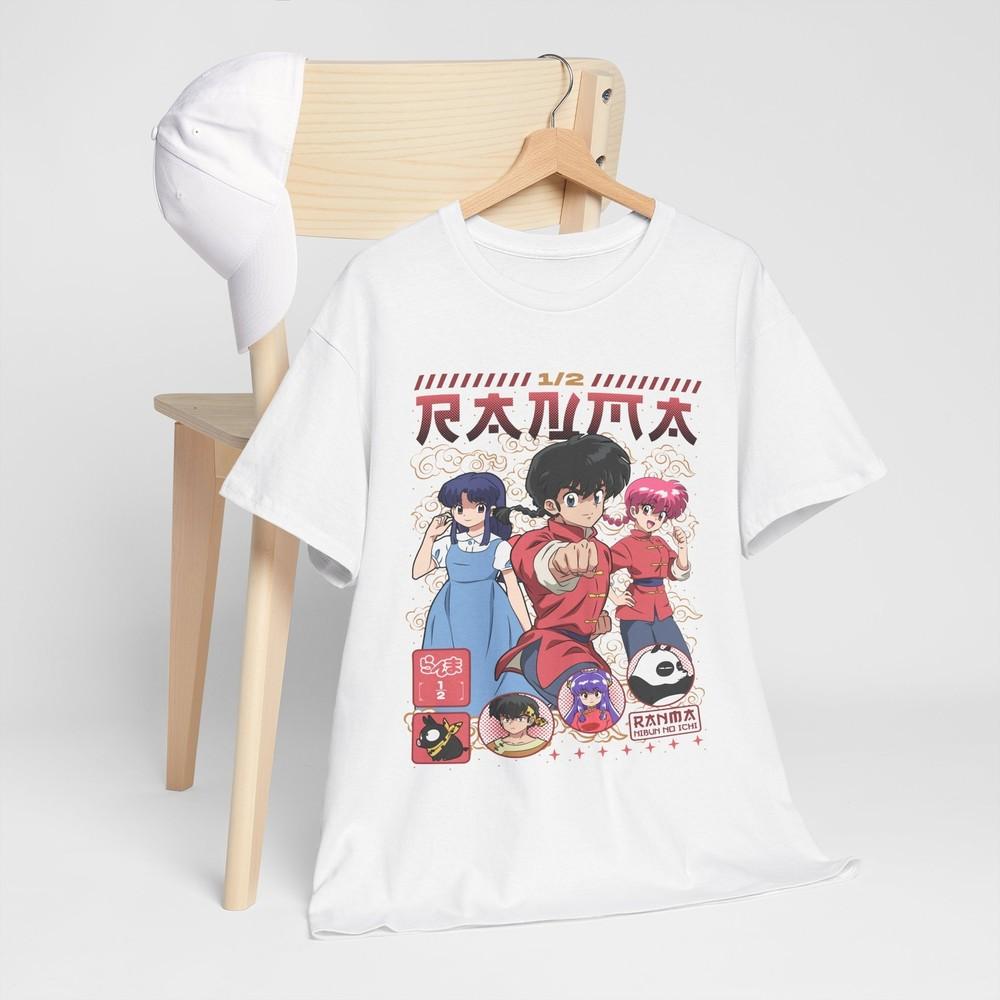 Футболка Ranma 12 Шампунь Румико Такахаси Девочка Кавайная Забавная Аниме Футболка Все Размеры