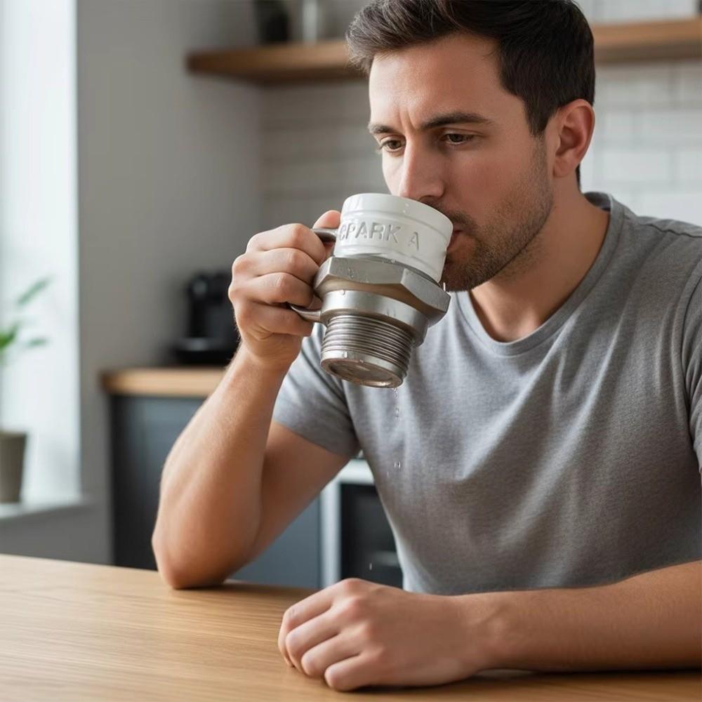 Automotive Spark Plug Mug Funny Drinking Cup Coffee Mug Automotive Themed Mug Car Enthusiast