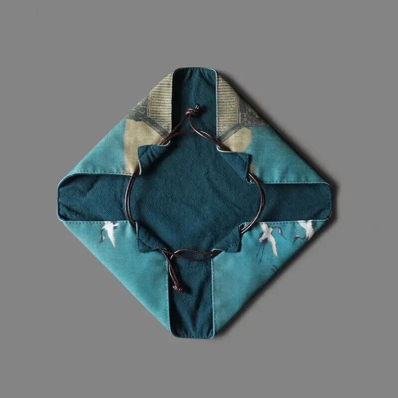 Китайский чайник Чашка Хранение Сумка Портативный Уличный Дорожный Комплект Тканевая Сумка Контейнеры Упаковка для Гайвани Чайный Набор Уютный Уют