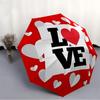 1pc Love Heart Sticker Automatic Open/Close Folding Umbrella - Compact 8-Rib Design, Daily Use, Perfect Gift for Friends & Family yy251124198