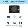 Быстрое зарядное устройство USB PD Type C 12V/24V QC3.0 с крышкой, водонепроницаемое, со светодиодной подсветкой, USB-зарядное устройство для автомобилей, лодок, автобусов и автодомов