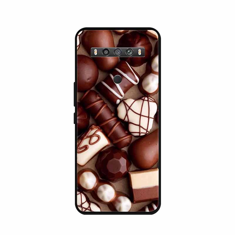 Для TCL 10 5G UW Чехол Животные Силикон ТПУ Мягкая Крышка Телефон Coque Для TCL 10 SE TCL10 5G UW Capa Ударопрочный Мультяшный Волк Funda
