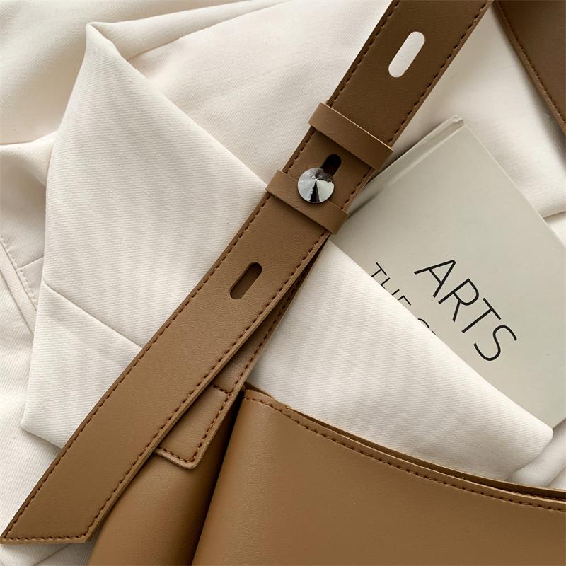 Качественные женские сумки-тоут, 2 шт./компл., большая вместительная сумка-шопер, однотонная сумка на плечо с широким ремешком, мягкая искусственная кожа, женские сумки 2022