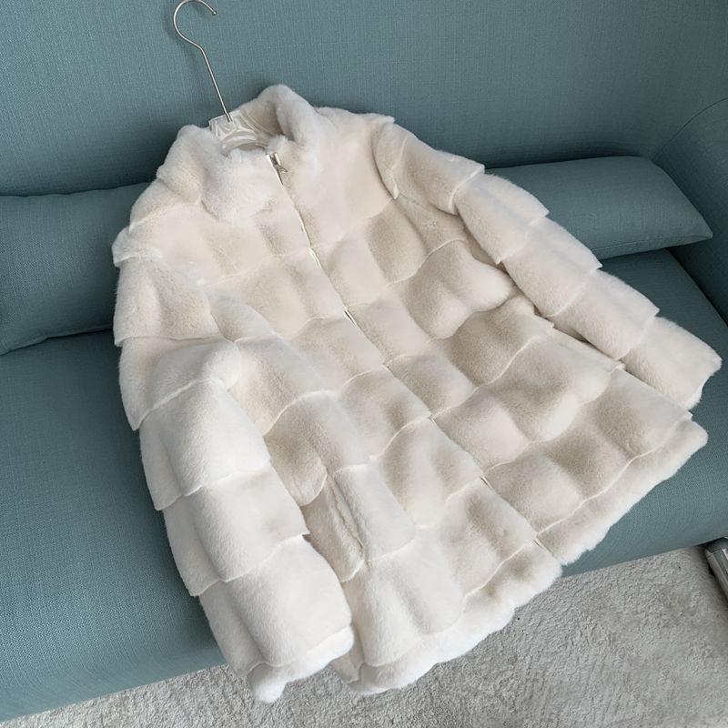 Новые осенне-зимние модели с имитацией хлопка, искусственным мехом, имитацией датской норки, имитацией меха норки, верхняя одежда, осенне-зимние модели