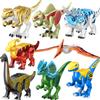 YG77100 Triceratops Broadear Pterosaur Tyrannosaurus Rex Velociraptor Colorful Dinosaur Building Blocks