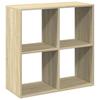 Room Divider Bookshelf Sonoma Oak 69.5 x 29 x 69.5 cm