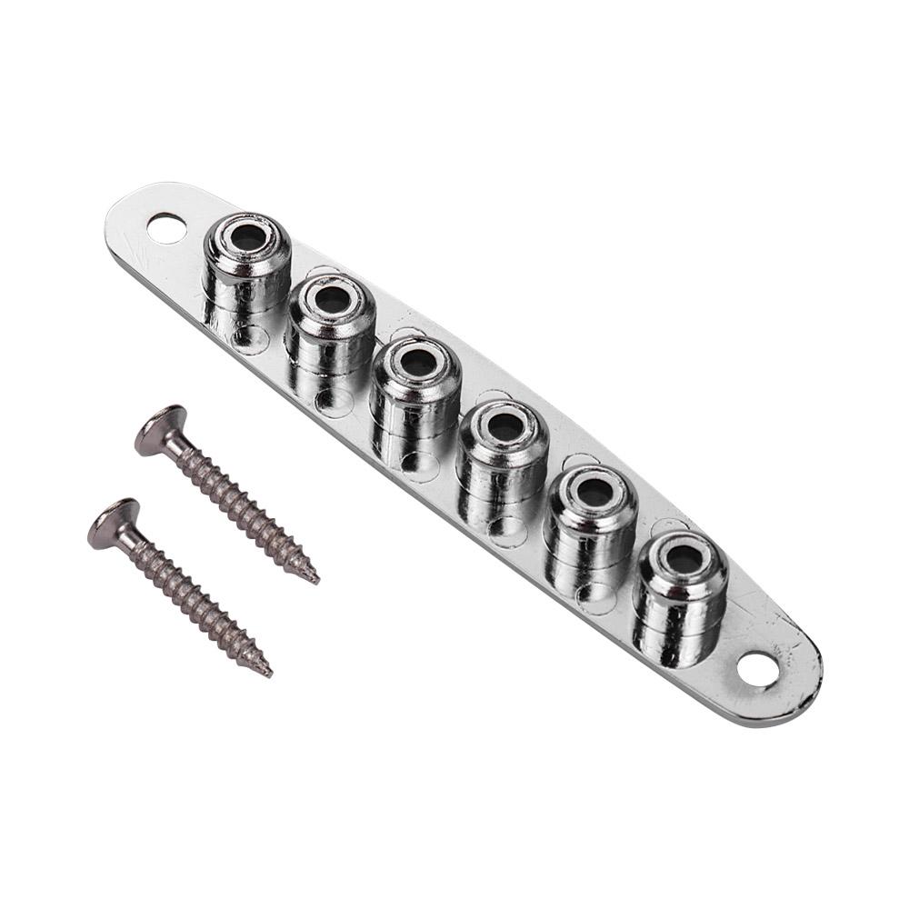 Electric Guitar Parts Metal Bridge String Through Body Ferrules Bushing