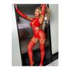 Women's Sexy Special Series Red Fantasy Body Stockings Dress With Gloves Gift