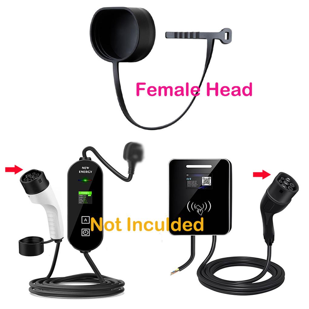 Protective Cap Charging Cable Type 2 Universal Fit Protective Cap EV Plug Type 2 For Vehicle Side